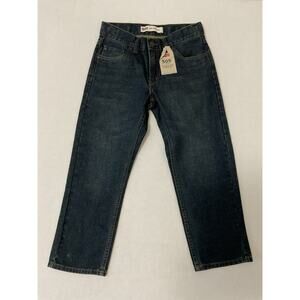 Levis 505 Regular Straight Jeans Boys Size 8 Husky 28x23 Blue New With Tags